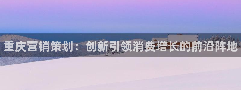 必赢平台官方：重庆营销策划：创